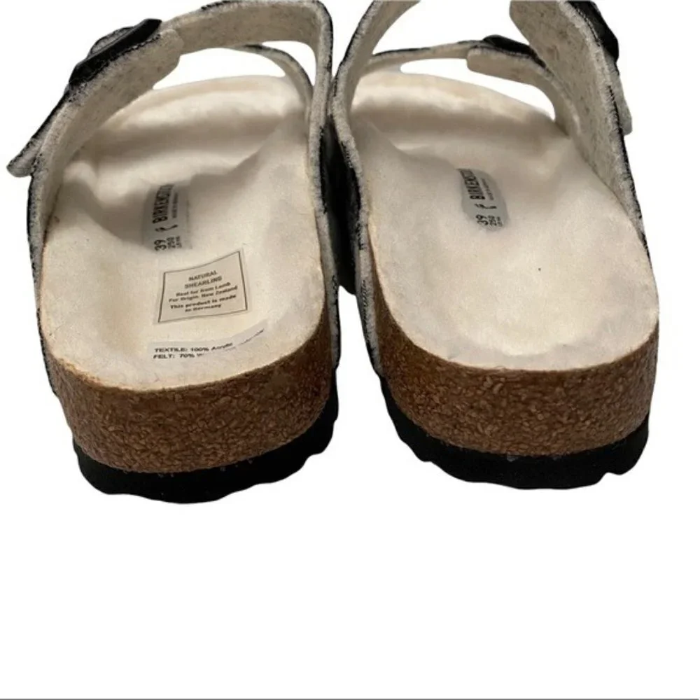 Birkenstock Arizona Rivet Plaid White Narrow Fit Men’s Szs 39/US 6 and 40/US 7
